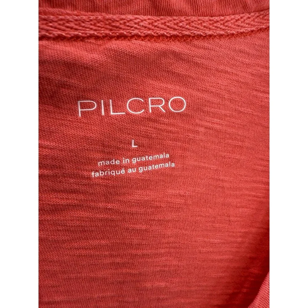 Anthropologie Pilcro Jordyn Perfect Oversized Cotton Slub Tee Size Large - Picture 4 of 7